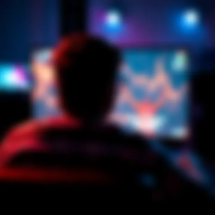 A fan looking at a blank computer screen, missing Blazed's content