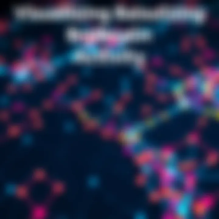 A colorful graph showing wallet connections on a blockchain network, featuring nodes and lines linking various wallets.