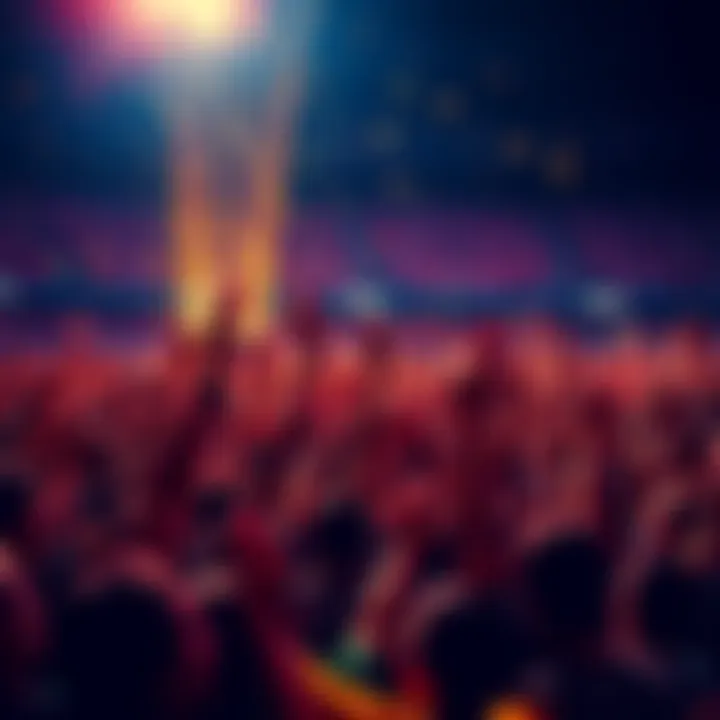 A crowd celebrating with tickets in hand, symbolizing the rise of blockchain ticket sales during the FIFA World Cup.