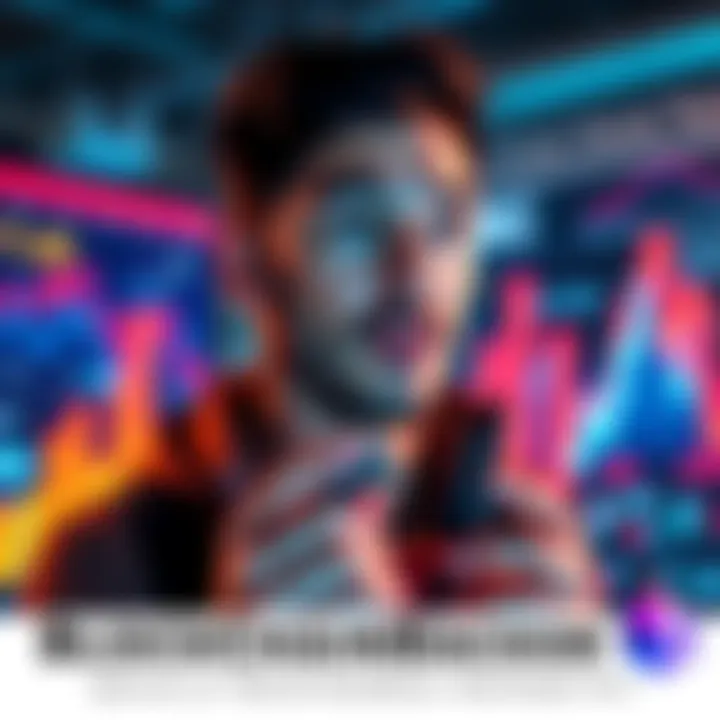 A still of YouTuber BlockChainBacker discussing crypto insights with animated graphics in the background.