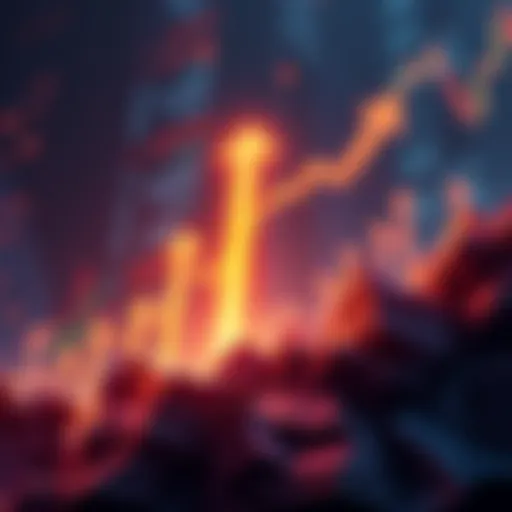 Graphic showing BNB cryptocurrency price soaring to a new record high, with upward arrows and market graphs indicating growth.
