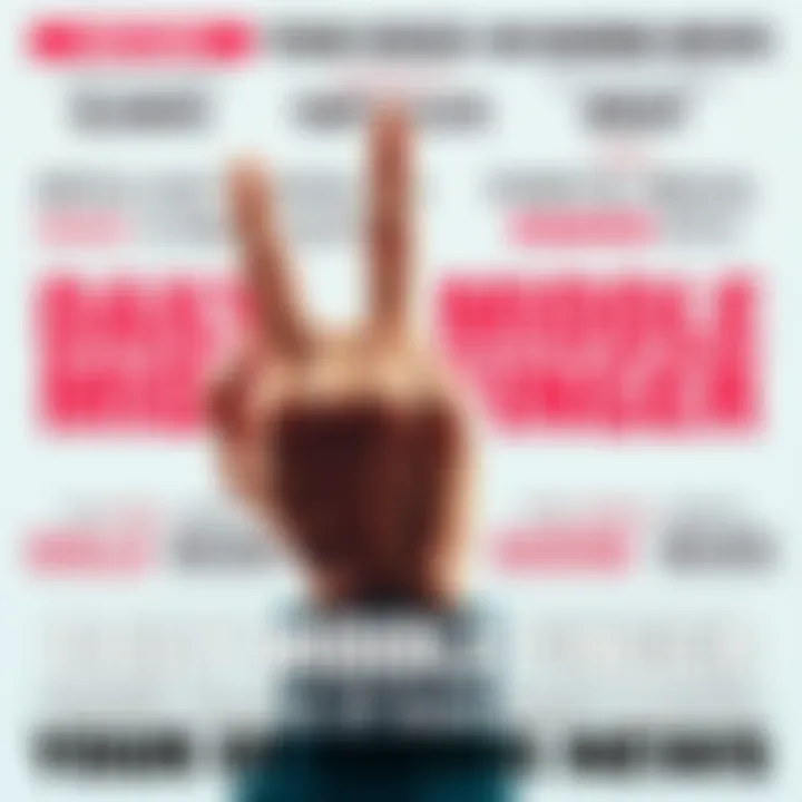 A person holding up a hand with the middle finger raised, symbolizing a daring perspective on today's news, surrounded by bold text headlines.