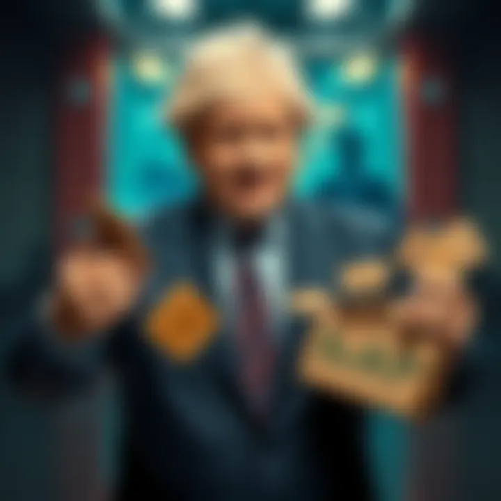 Boris Johnson expresses support for cardboard collectibles while discussing concerns about inflation and fiat currency.