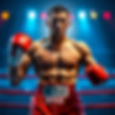 Boxer Justin Cardona shows his gear with a blocked Bitcoin logo before the fight.