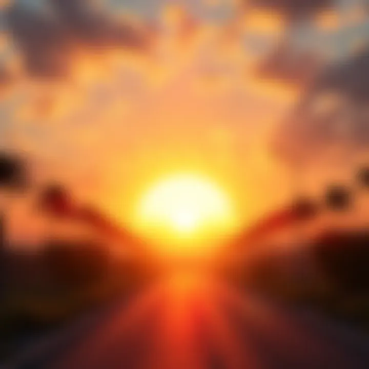 A colorful sunrise symbolizing hope and optimism for the year 2026.
