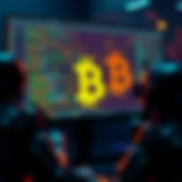 A screen showing multiple bot posts on a Bitcoin discussion forum as prices drop.