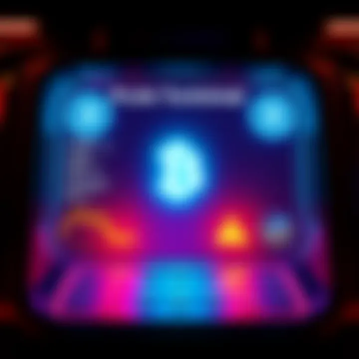 BTC Terminal Locking During Price Spike A digital interface showing a Bitcoin terminal that locks purchase options with a warning symbol, indicating a price peak situation.