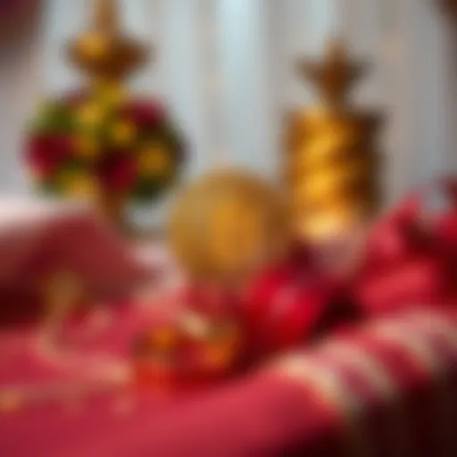 A digital representation of a Bitcoin transfer between India and the U.S. with wedding elements like rings and gifts in the background.