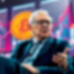 Warren Buffett speaking about the S&P 500 while Bitcoin struggles in the background
