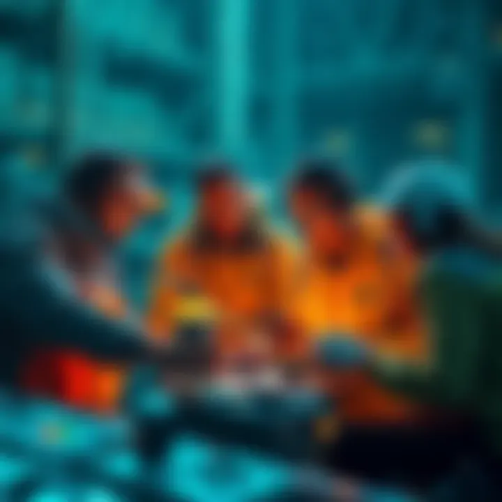 Builders innovating in blockchain Group of developers working on new blockchain tools and infrastructure