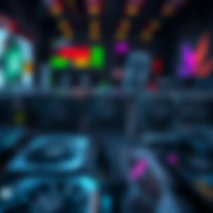 Display of 3060ti, 3070, and 3080 graphics cards arranged together, showcasing the bulk supply available for gamers and developers.