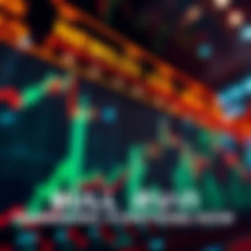 A graphic showing rising stock prices with positive trends, symbolizing a bull run in financial markets.