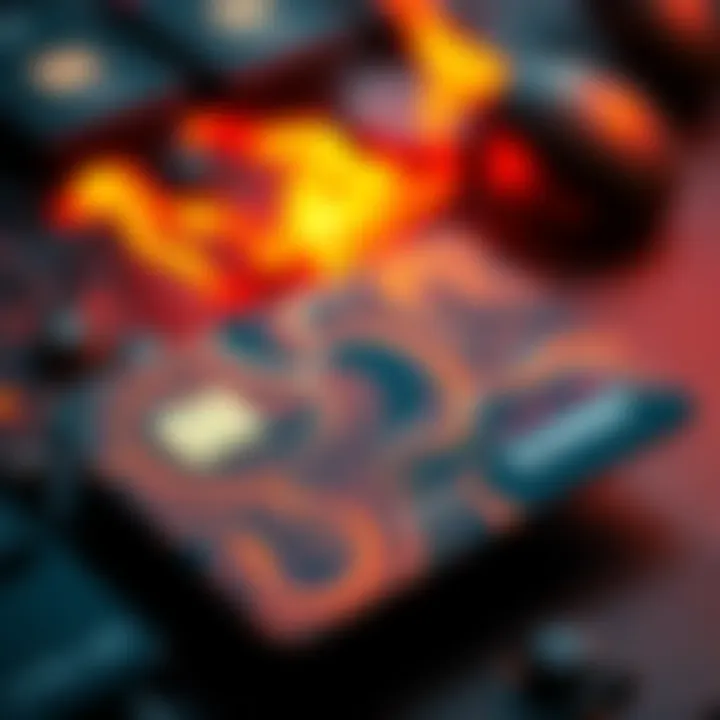 A close-up of a Burner card used for crypto payments, highlighting its digital design and features that appeal to financial users.
