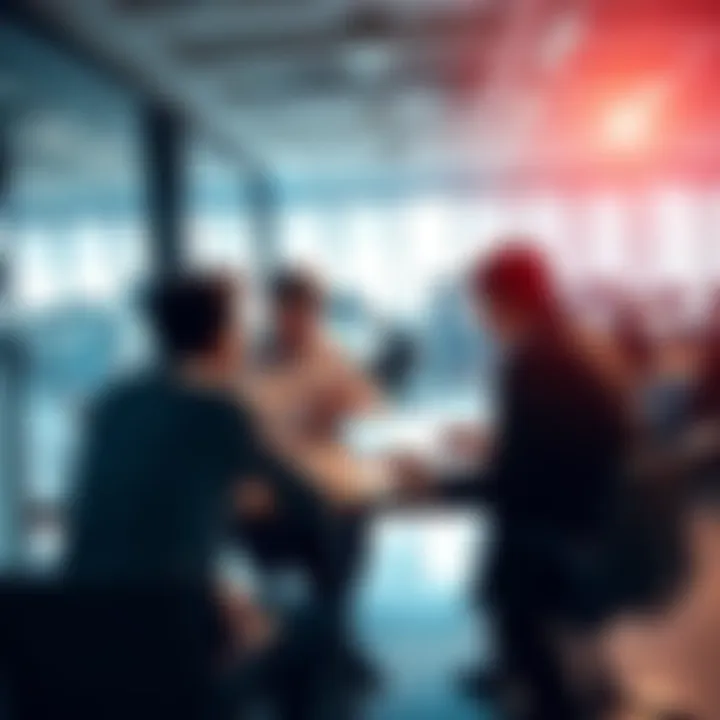 Business Strategy Team brainstorming bold strategies in a modern office