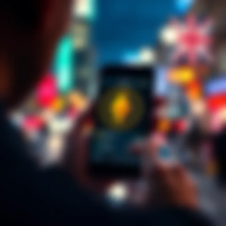 A person holding a smartphone with a cryptocurrency app open, focusing on Monero purchases