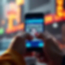 A person scanning a QR code to purchase Bitcoin using a mobile wallet app.