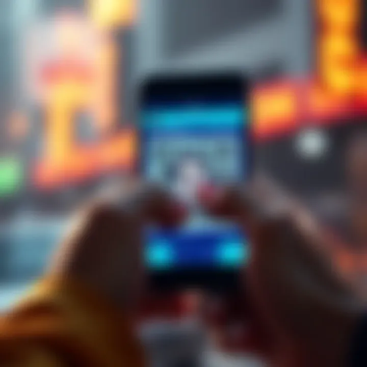 A person scanning a QR code to purchase Bitcoin using a mobile wallet app.