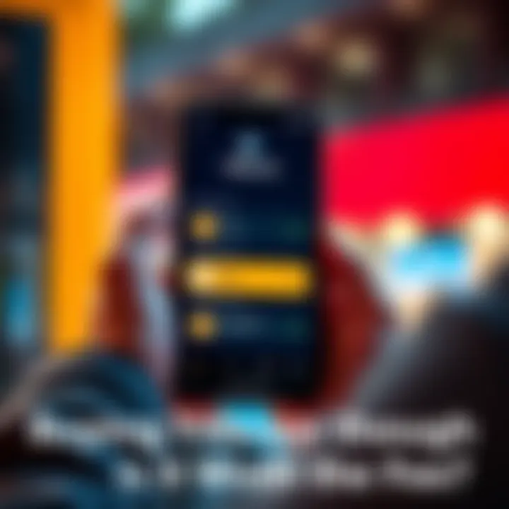 A person using Trezor App on a smartphone to purchase Bitcoin, showing the transaction screen with a 1% fee highlighted.