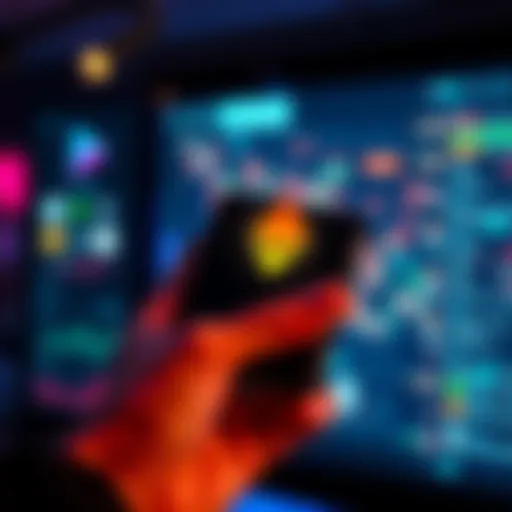 A person holding a Ledger wallet with Monero logo on the screen, showcasing options for purchasing crypto without KYC.
