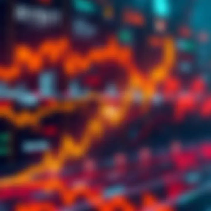 A graph showing rising trading volumes on Bybit with a backdrop of a secure trading platform.