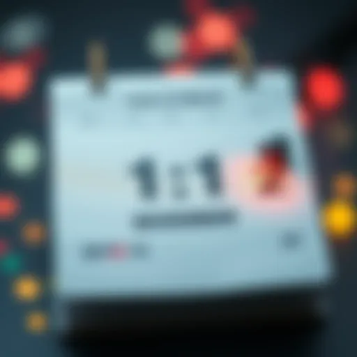 A calendar with the date changing from November to December, symbolizing the quick passage of time.