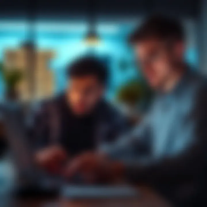 Candidate checking rejection email Candidate looking disappointed while reading a rejection email on their laptop