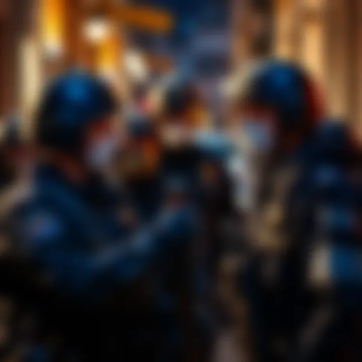 Footage showing Carcassonne police officers engaged in racist and misogynistic behavior