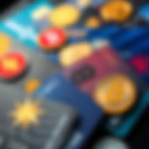 A visual representation of various card issuers with cryptocurrency logos, highlighting compliance and geography aspects related to crypto transactions.