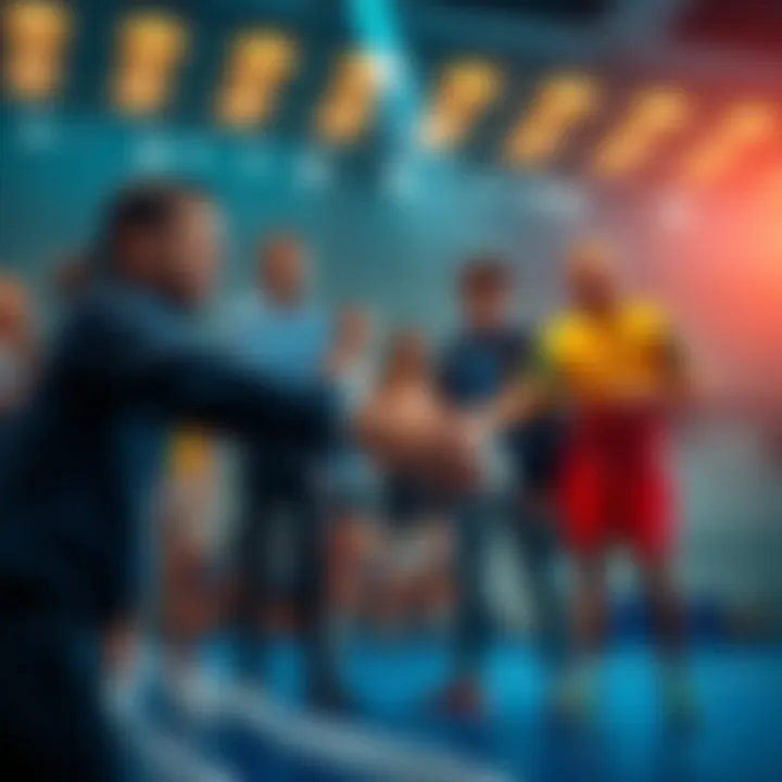 Cardano Foundation representatives shake hands with members of the Brazilian Olympic Committee, symbolizing their new partnership to advance sports through technology.