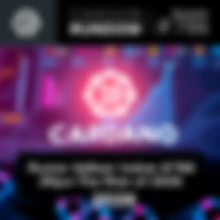 Cardano logo with a rising growth chart symbolizing increased interest in 2026