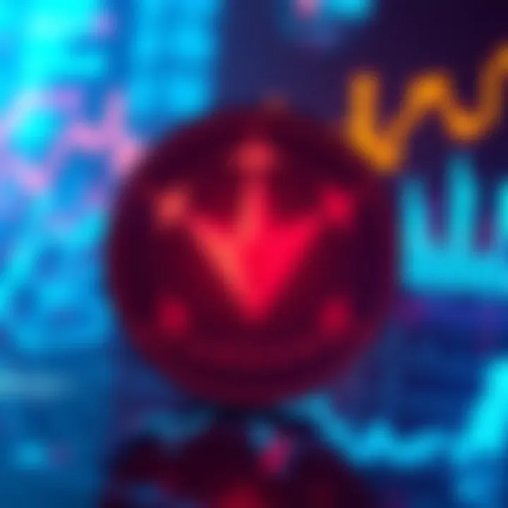 Cardano logo in front of digital graphics representing omnichain assets and liquidity