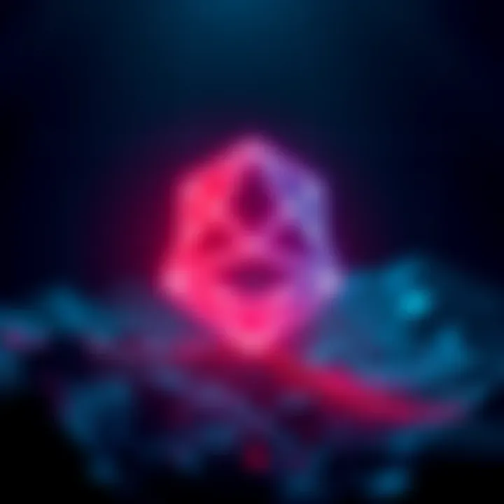 Cardano logo showing a downward trend as it falls out of top 20 cryptocurrency rankings, symbolizing recent challenges