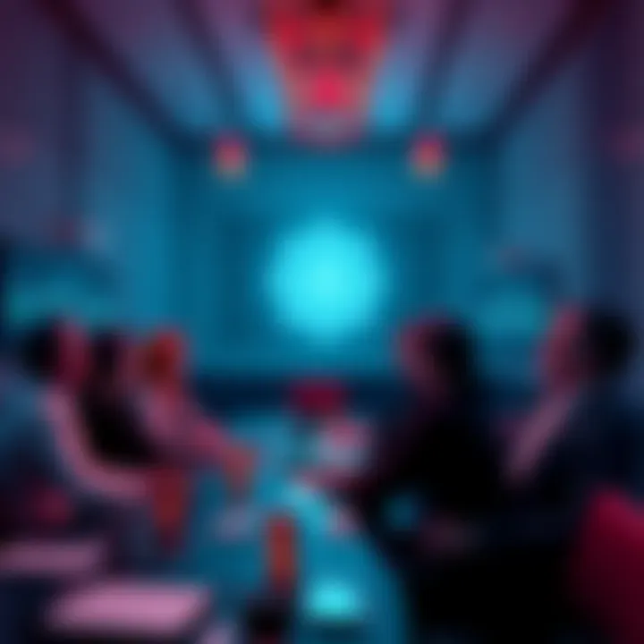 Developers discussing upgrades to Cardano's Gateway at a meeting