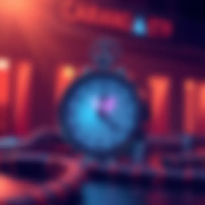 Graphic showing the SEC approving Cardano's spot ETF application with a clock symbolizing the 75-day process.