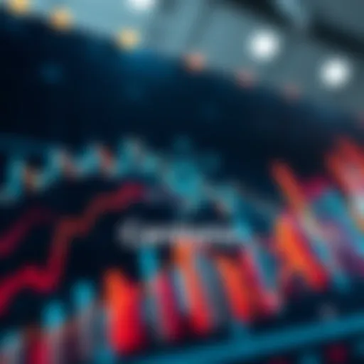 Cardano logo with upward trending graphs and charts in the background, representing market insights and future predictions.