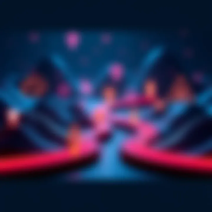 Cardano Roadmap Concept A visual representation of Cardano's roadmap with icons symbolizing growth and adoption strategies