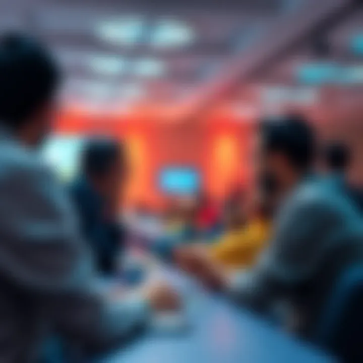 Participants discussing NowPayments at the Cardano Seminar