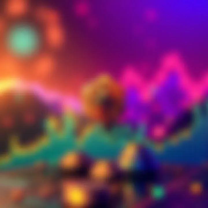 A graphic representation of Cardano cryptocurrency with market trends and insights.