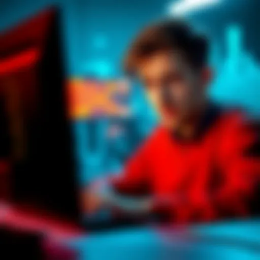 A person staring at a computer screen with a worried expression after losing money in a stablecoin swap on Cardano