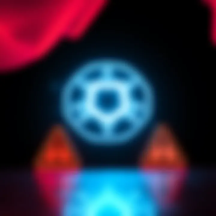 A visual representation of the Cardano logo along with a warning sign, suggesting potential issues with the ecosystem.