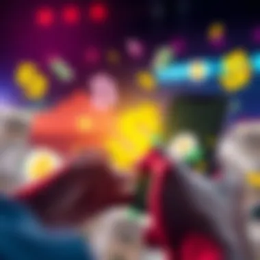 A person using a smartphone to cash out DOT through various apps like Wise and Cash App, with dollar bills and cryptocurrency symbols in the background.