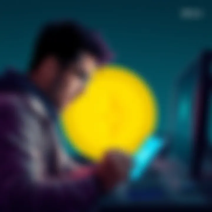 A person looking worried while checking a digital wallet on a computer, representing concerns over fraud in SEPA payments for Monero.