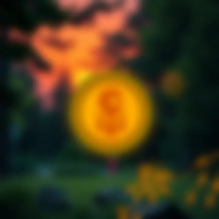 Cedar token logo with Solana background and community symbols