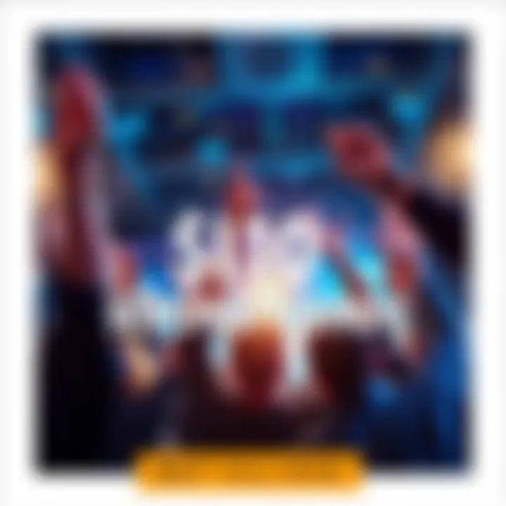 Investors celebrating a milestone with enthusiasm and joy, representing strong hands and a price target achievement.