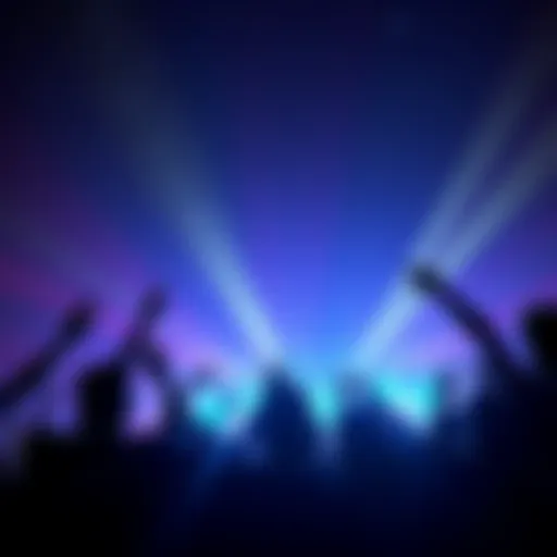 Group of people cheering under a starry sky, expressing gratitude and excitement for future events.