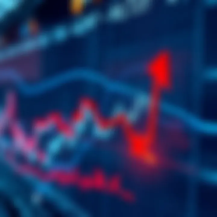 Graphic showing a trading chart with red arrows indicating liquidation losses, symbolizing concerns over centralized exchanges