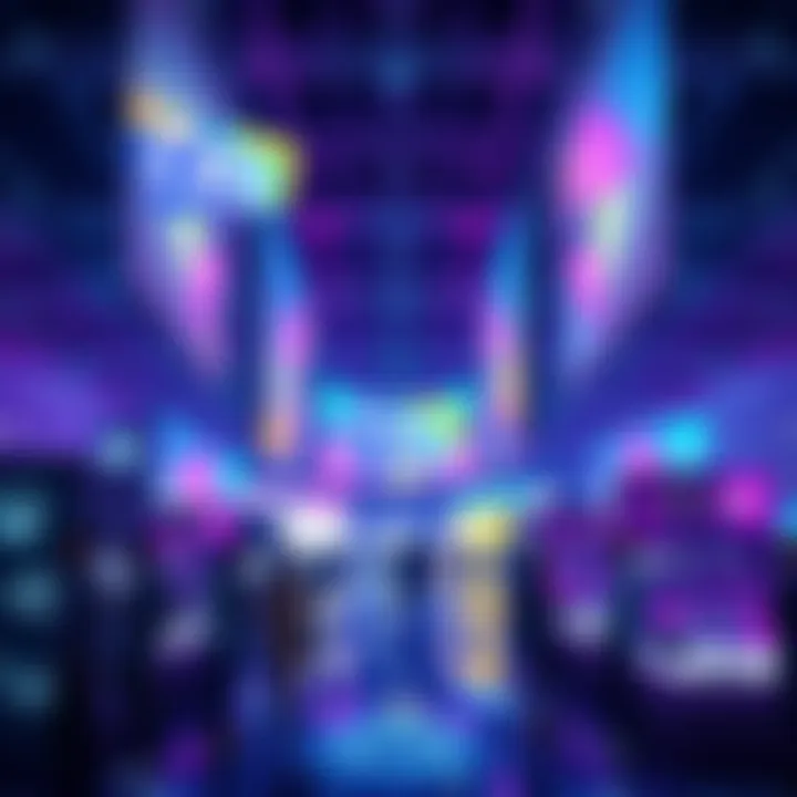 CES 2025 Innovations Showcase A display of technological advancements in longevity and blockchain at CES 2025, featuring interactive exhibits and presentations.