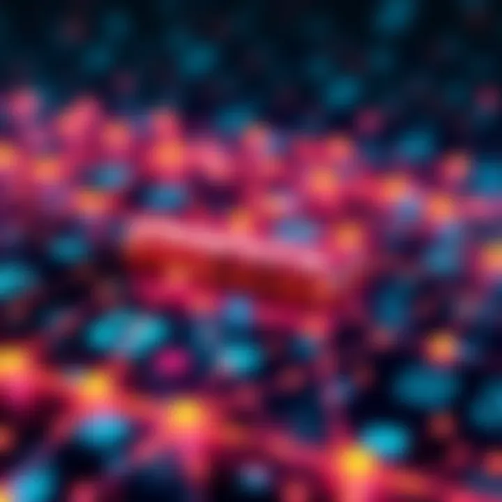 Chainlink Blockchain Overview Visual representation of Chainlink's blockchain network and its connections with smart contracts and data sources.