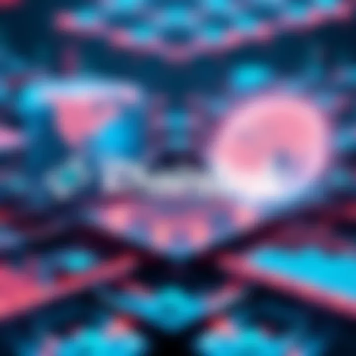 Chainlink's Role in Real World Assets An illustration showing Chainlink's logo integrated with a digital representation of Real World Assets, symbolizing the transition to a $100 trillion market.