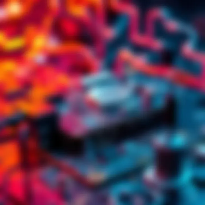 Visual representation of the Pi app mining system with a focus on the missing migration feature